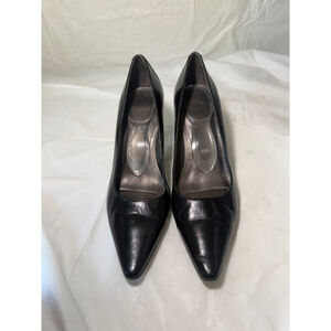 Calvin Klein Dolly Black Slip on Pump Shoes Size 9M Heel